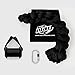 Play Juggling - Aerial Silk with Certified Anchor Hook and Eco Screw Carabiner for Aerial Acrobatics and Aerial Arts, 100% Polyester - Certified (19.69 ft / 6 m - Black)