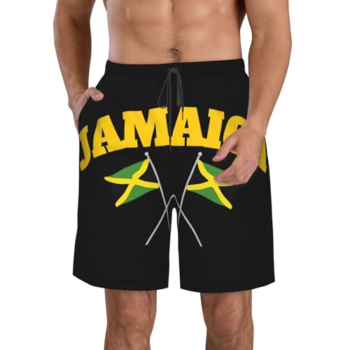 Mexico Coat of Arms Men's Quick Dry Swim Trunks Summer Beach Board Shorts Swimming Swimwear