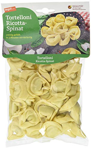 tegut... Tortelloni - frische Teigware gefüllt mit Ricotta und Spinat, 1 x 300 g (gekühlt)