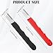 Matwsec 4 Pcs Garden Tool Sharpener, Mini Scissor Sharpener, Portable Knife Sharpener for Garden Tool Trimming Knives Cutter Scissor Blade Axe Clipper Pruners Kitchen Garage Outdoor
