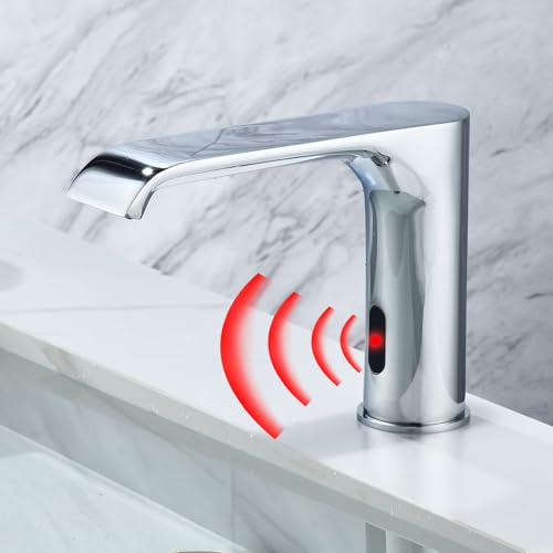 Robinet infrarouge lavabo contre le gaspillage d'eau à température fixe - 7