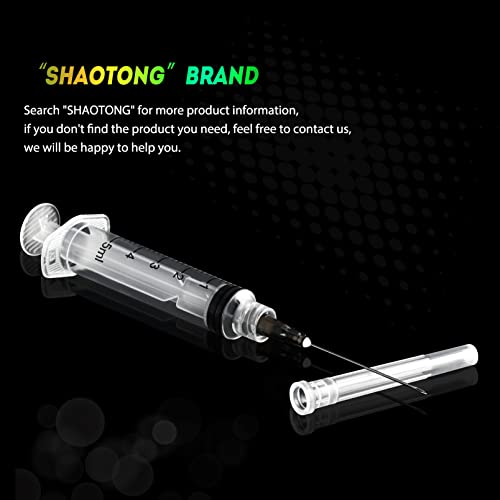 Image of 5ml Syringe 22 Gauge 1.2 inch Needle Lab Disposable Sample Syringes, 20 Pack