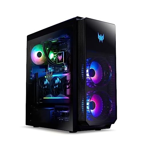 Predator Orion 7000 (PO7-650) Gaming PC Windows 11 Home - Intel Core i7-13700KF (Bis zu 5,4 GHz Turbo-Boost), 32 GB DDR5 RAM, 1 TB GB M.2 PCIe (SSD), NVIDIA GeForce RTX 4090 (24 GB GDDR6X)