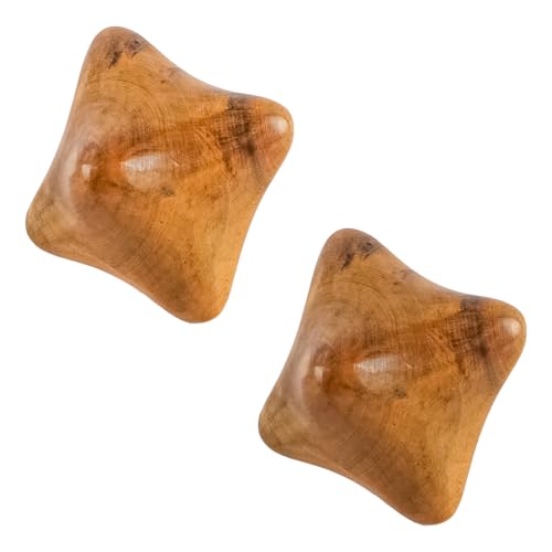 Namvo-masajeador de manos tradicional tailandés, herramienta de bola de masaje de madera para reflexología, acupuntura, terapia Gua Sha