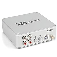 Boost and amplify your vinyl turntable's signal accurately with the PD PDX015 phono preamplifier, perfect for devices without built-in amps, delivering rich, clear audio to amplifiers or computers. Built robustly with a durable, timeless housing, thi...