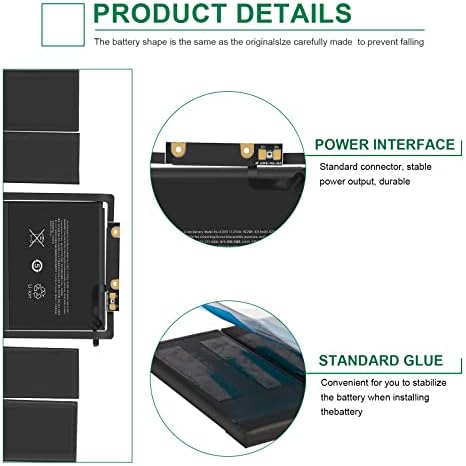 ASUNCELL A1706 A1819 Laptop Battery Compatible with MacBook Pro 13'' A1706 (Late 2016 Mid 2017) Touch Bar EMC 3071 3163 MLH12LL/A MPXV2LL/A MLVP2LL/A MNQF2LL/A MNQG2LL/A MPXW2LL/A MPXX2LL/A 49.2Wh