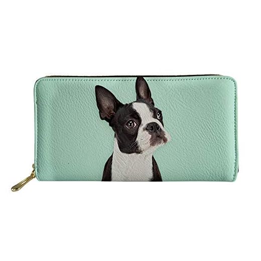 Showudesigns - Cartera para mujer Mujer Boston Terrier talla única