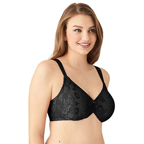 Wacoal Damen Awareneness Bügel Figuren BH mit voller Abdeckung, Blickdicht, Schwarz, 100FF