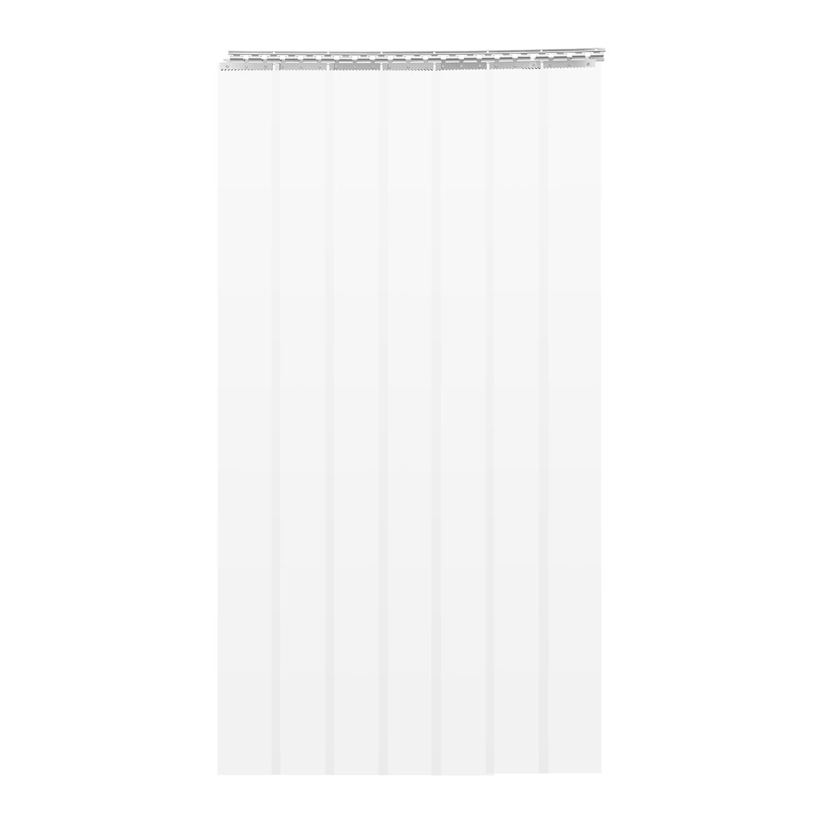 MINRS Tenda a strisce in PVC, trasparente, 200 x 18 cm, 7 pezzi, trasparente, per magazzini, fabbriche, supermercati