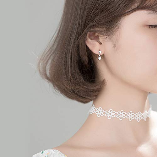 Dainty Heart Small Hoop Earrings S925 Sterling Silver for Women Girls Dangle Diamond Crystal CZ Cartilage Round Huggie Hoops Eternity Love Earring Cute Jewelry Gifts Hypoallergenic2