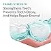 Listerine Clinical Solutions Enamel Strength Mint Oral Rinse, Daily Anticavity Fluoride Mouthwash to Repair Tooth Enamel & Prevent Cavities for Stronger* Teeth, Alpine Mint, 500 mL