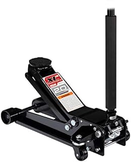 Arcan 2 Ton Low Profile Quick Rise Steel Floor Jack A20015 / XL20, Black, 26 Inch