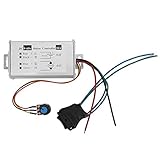 ☛ El regulador de velocidad del motor de corriente continua regula la velocidad del motor de corriente continua mediante el ajuste de la modulación del ancho de pulso (PWM). Voltaje de entrada: DC9V12V24V48V60V; tensión de salida: lineal bajo carga; corriente de salida: 0-20 A; potencia continua: 1200 W.