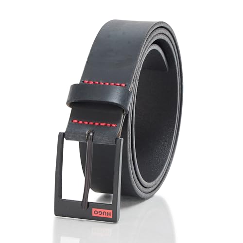 HUGO Men's Gaben Bold Logo Leather Belt