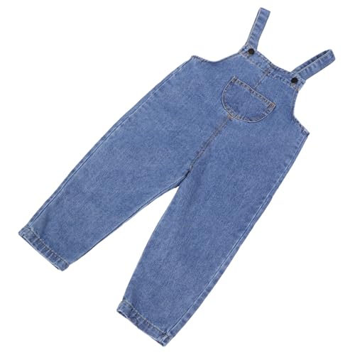 Salopette jean petite fille parfaite pour les jeux au parc en automne