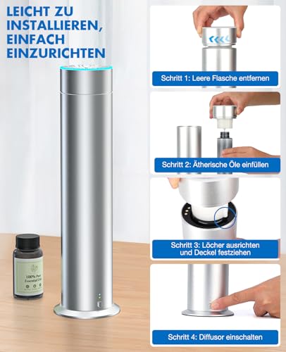 Difusor aromático eléctrico waterless con kit inicial miniatura 5