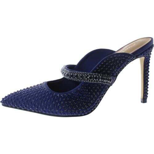 Kurt Geiger London Womens Duke Drench Slip On Dressy Heels Blue 5.5 Medium (B,M)