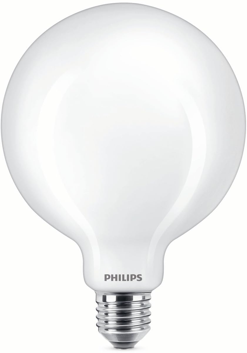 Philips LED Premium Frosted Globe G120 Light Bulb [E27 Edison Screw] 10.5W - 100W Equivalent, Warm White (2700K)