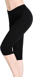 Damen Capri Hose Unter Rock Sommer Leggings Kurz 3/4 Shorts Yoga Tights