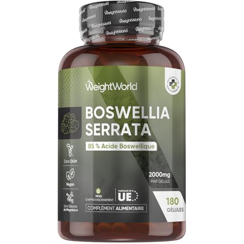 Gélules Boswellia Serrata 2000mg | Extrait 5:1 pour le Confort Articulaire Vegan