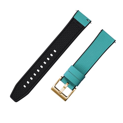 Bracelet montre caoutchouc FKM sport noir idéal pour le nautisme