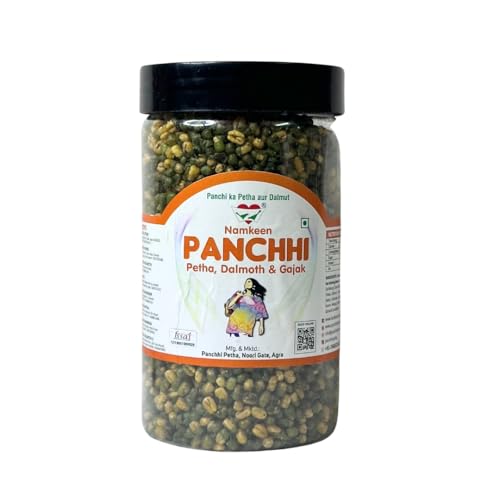 Image of PANCHI KA PETHA AUR DALMUT Hari Moong Namkeen 300g (Pack of 1) - Agra Special Crispy Indian Snack | Spicy, Tangy & Tasty | Perfect Tea-Time Munchies