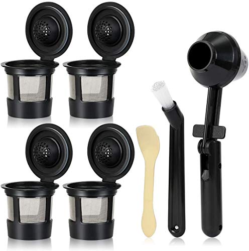 AIEVE Reusable K Cups, 4 Pack Reusable Coffee Filters Refillable K Cup