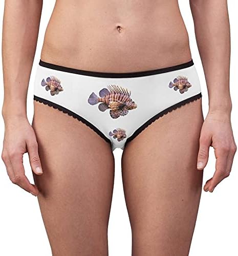 Red Lionfish Panties, Red Lionfish Underwear, Briefs, Cotton Briefs, Funny Underwear, Panties For Women