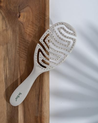 So Eco Flexi Curve Detangling Hair Brush, 100% PCR Materials, Flexible Vented Design for Wet & Dry Hair - Image 4