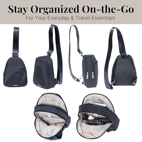 Image of Baggallini Double Zip Mini Sling
