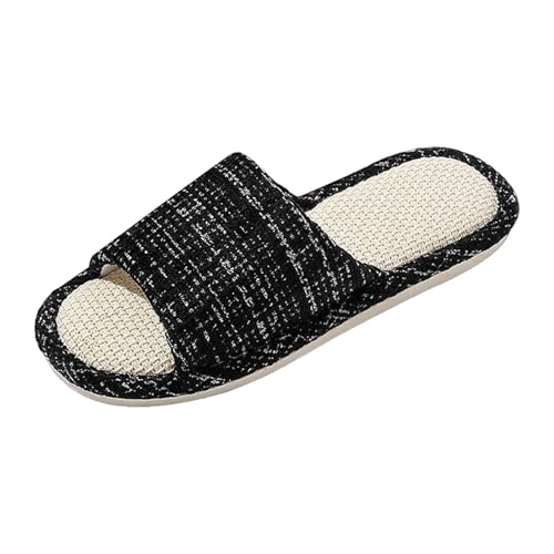Chaussons lin femme WWricotta plats et légers pour l'été