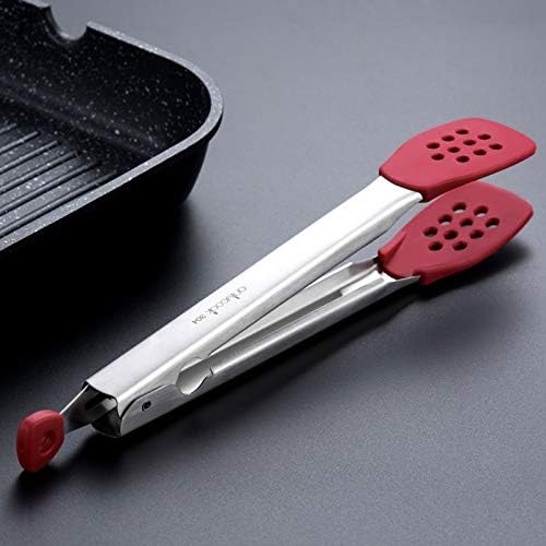 Cooking 304 Stainless Steel Clip Suitable for Family,High Temperature Resistant Silicone Anti-Scald