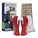 National Safety Apparel Class 0 Red Rubber Voltage Insulating Glove Kit with Leather Protectors, Max. Use Voltage 1,000V AC/ 1,500V DC (KITGC010R)
