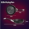 Circulon Symmetry Hard-Anodized Nonstick Frying Pan, 8.5-Inch, Black #2
