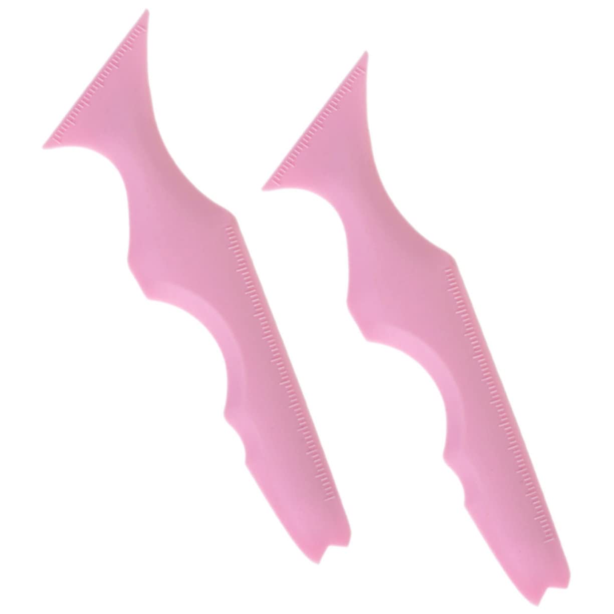 MAGICLULU 8 Pz Righello Di Bellezza in Silicone Piastra Per Stencil Per Ombretto Modello Di Sopracciglia Per Tuile in Silicone Stencil Guida Ombretto Borsa Per Cosmetici Trucco