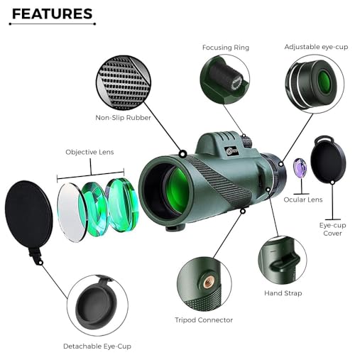 Omds YMT42 12X50 High Power Monocular Telescope thumb #7