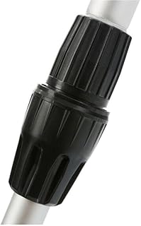 Spazzolone Telescopico per Pannelli Solari Fotovoltaici con Asta Estensibile 100-178 cm, Rubinetto Acqua-Stop, Spazzola in Nylon Antigraffio per Lavaggio Auto, Camper, Furgoni, Tetti e Vetrate