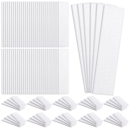 Image of LEIFIDE 300 Pcs Composite Plastic Flat Shims Structural Tile Plastic Shims for Leveling Black Flat Spacers(White,3mm, 1 /8 inch)