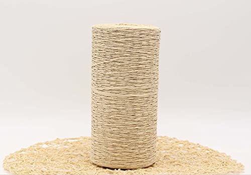 Przędza słomkowa, ręcznie robiona na drutach, na lato, 460 g/partia, przędza do rękodzieła, materiał
