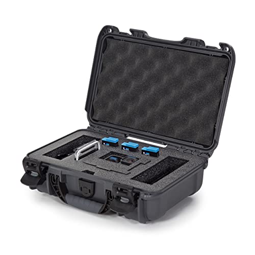 909 Waterproof Hard Case with Foam Insert for GoPro Hero 9 & 10 - Graphite () - Nanuk 909-GOPH97
