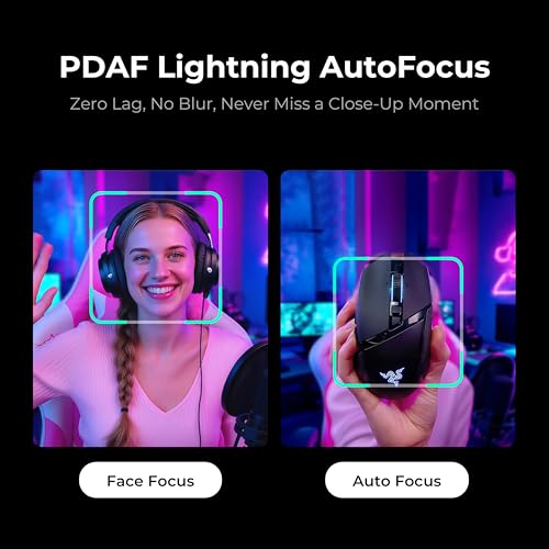 Image of YOLOLIV YoloCam S3, 4K Streaming Webcam, DSLR-Like Control, Cinematic Effects, 4X Zoom, HDR, Uncompressed Video, Optimized PD AutoFocus | USB-C for PC & Mac