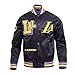 Pro Standard Mens Los Angeles Lakers Best Of Satin Jacket Black/Purple 3Xl