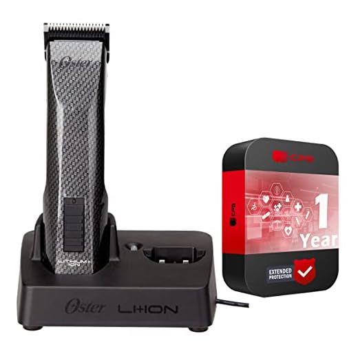 Oster Professional 76550-100 Octane Cordless Clipper + 1 Year Extended Warranty, Unisex Adult