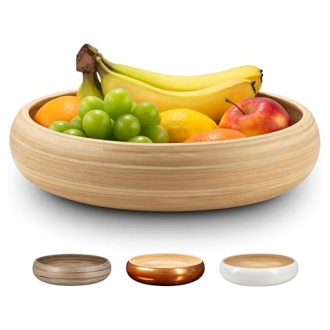 LEXA Bamboo Fruit Bowl Cover