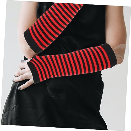 Mangas de brazo de compresión sin dedos, pack de 6 pares unisex de calentadores largos transpirables 7
