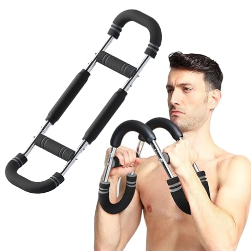 Twister - Ejercitador de brazo con espuma, ejercitador de pecho para hombres, barra de entrenamiento de primavera, antebrazo, tríceps, fortalecedor muscular, expansor de pecho, agitador, entrenador de