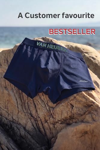 Image of Van Heusen Men's Trunk Pack of- 1 |Air Series|Light as air|Mesh Fabric|Breathable Active Trunks Moisture Wicking|No Ride Up Sweat Absorbant|Underwear for Active Wear|Style 40047