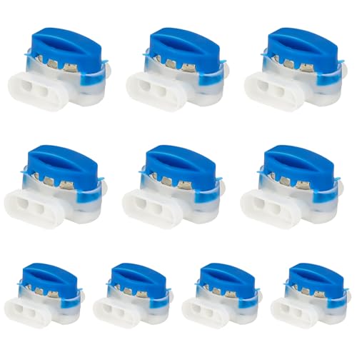 10 Piezas Conector de Cables para Robot Cortacésped Impermeables Conectores Bloques de Terminales Rellenas de Gel Accesorios para Robots cortacéspedes para Robot Cortacésped
