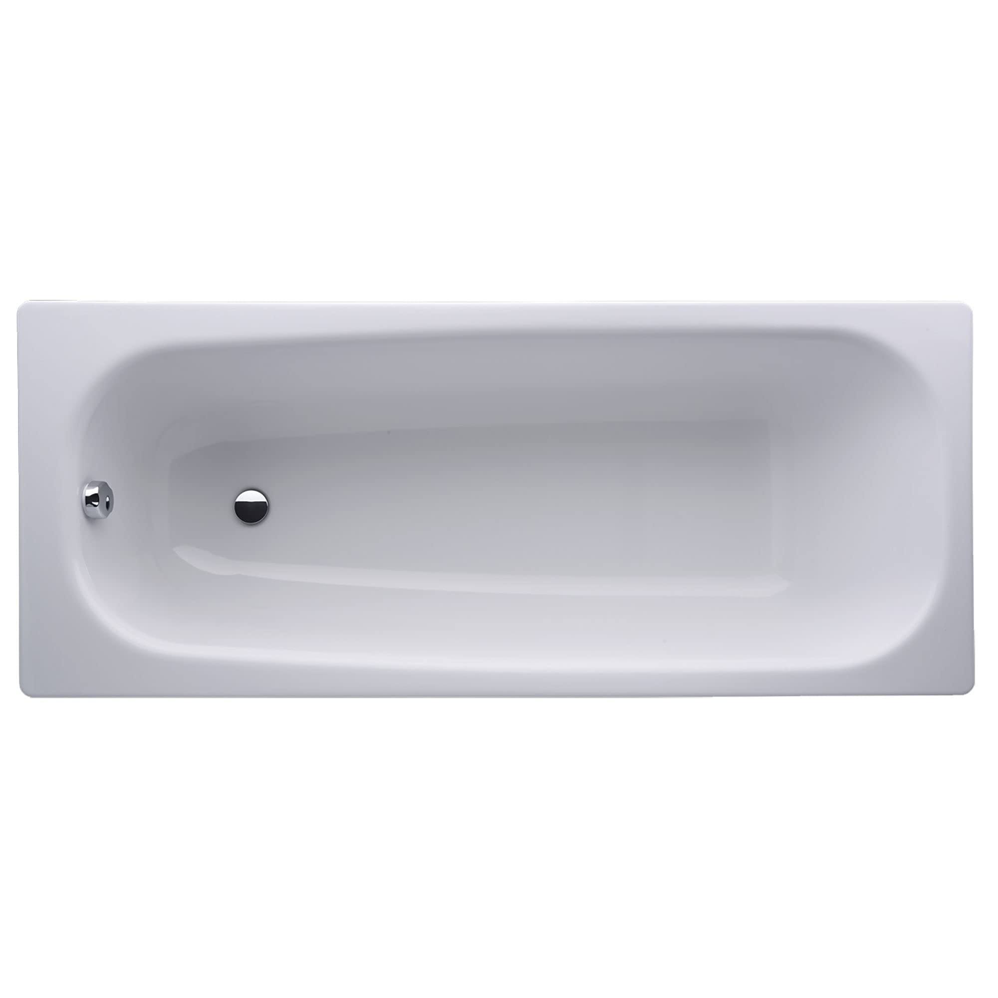 Wanna emaliowana do wyboru, stalowa, klasyczna, prostokątna, 140-170 cm x 70 cm, biała, wymiary 170 x 70 cm (3,5 mm) prostokątna
