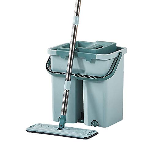 Flach Mopp Haushaltsreinigungswerkzeugs Lazy Mopmit 4 Wiederverwendbaren Mikrofaser-Mopppolstern Zum Waschen Und Trocknen Von Böden